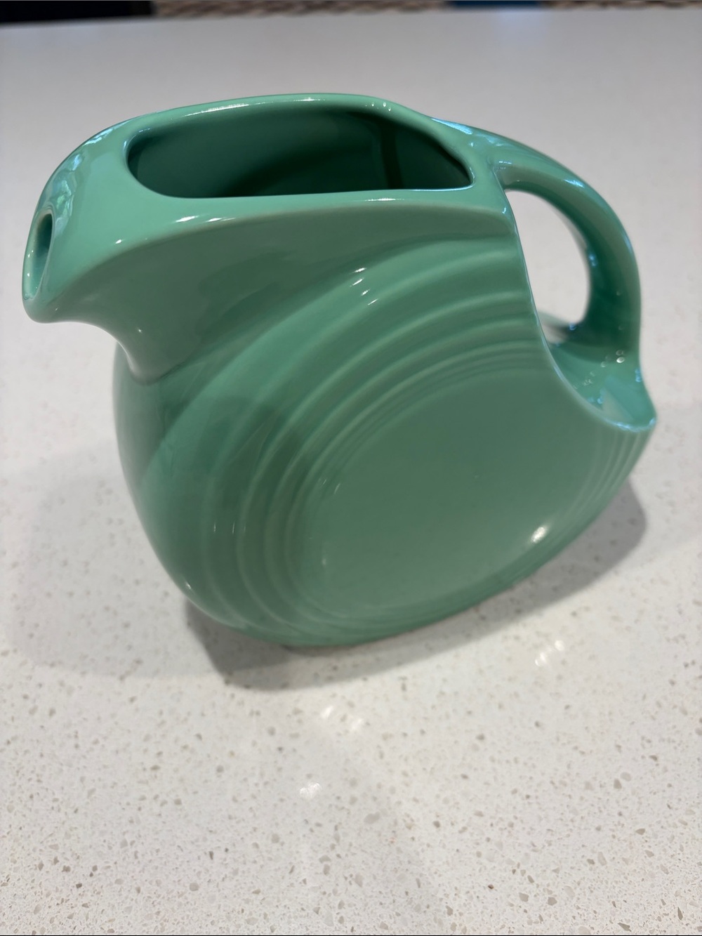 Fiestaware Mint Green Disc Pitcher